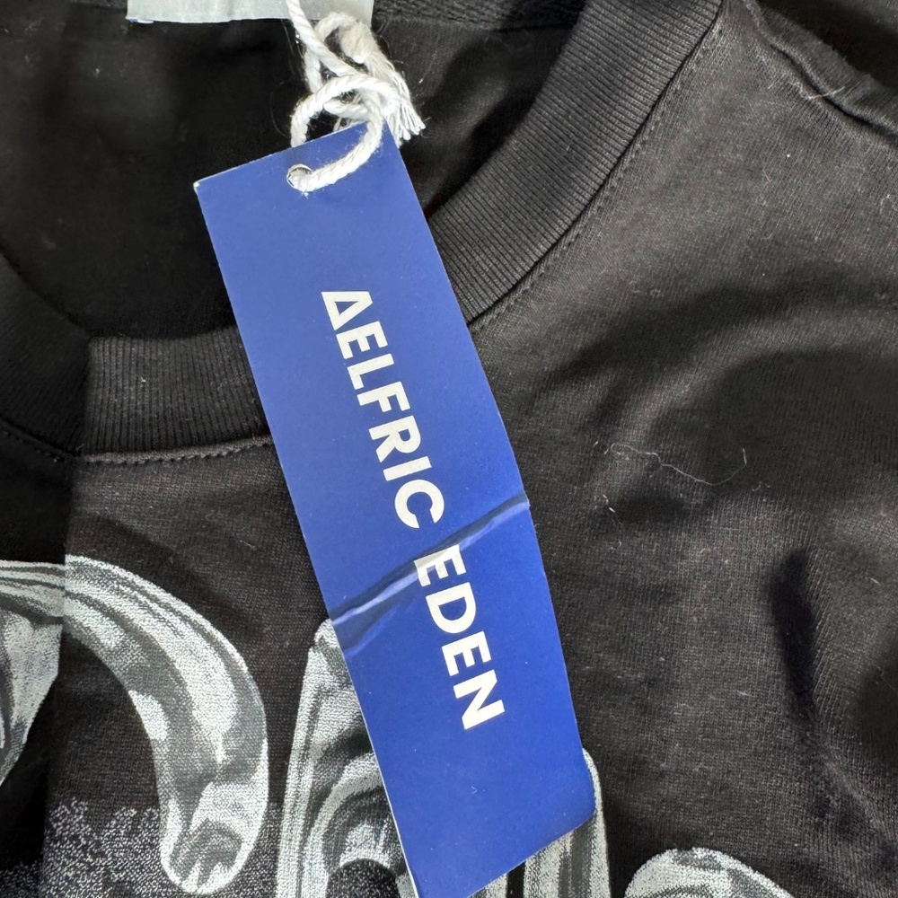 Aelfric Eden NWT Black/White/Gray Urban Graphic Tee‎ Sz L - Picture 9 of 13